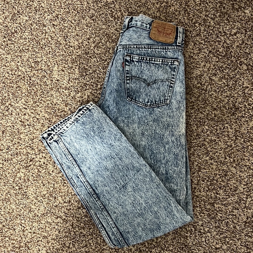 Levi's Blue Straight Leg Women's Jeans